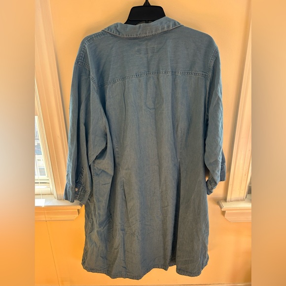 Karen Scott PLUS SIZE Quarter Sleeve Denim Dress OLD NAVY - Picture 4 of 4